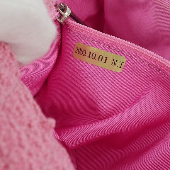 Chanel Pink Tweed Mademoiselle Lock #124883C28B - Picture 8 of 10